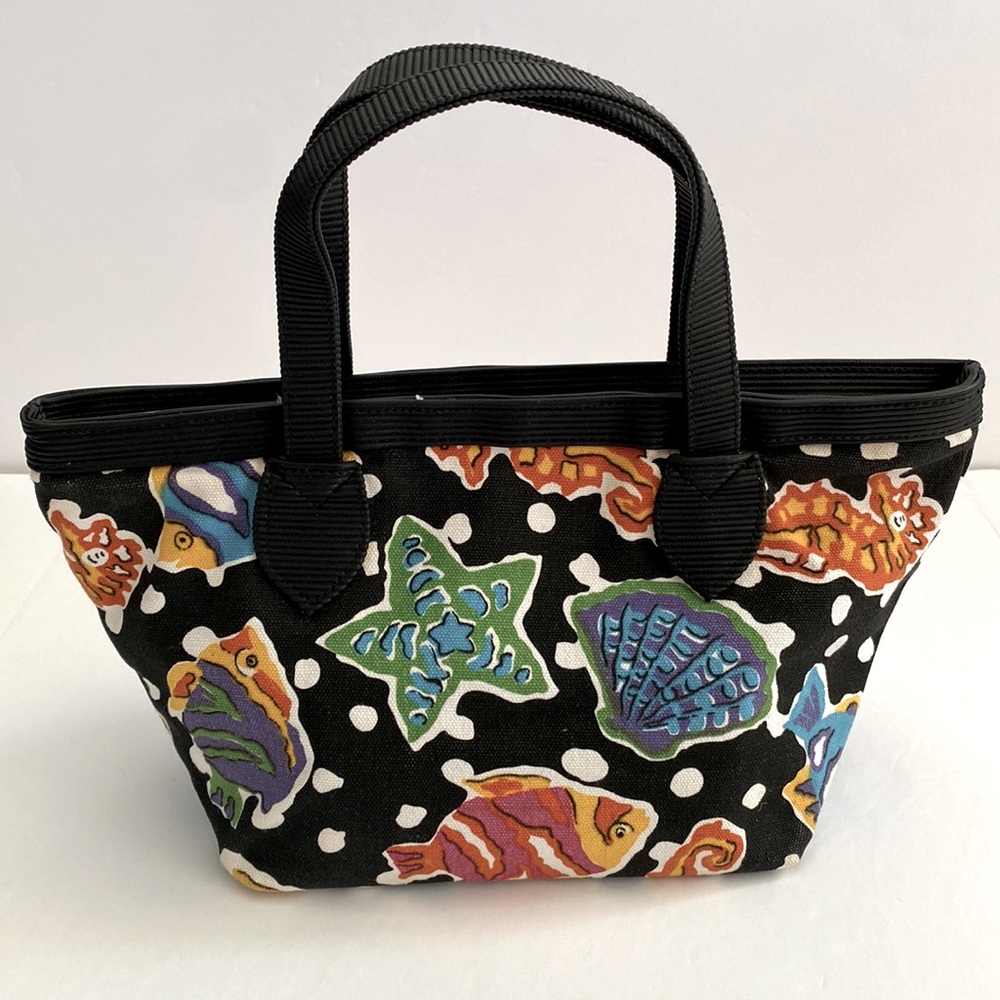 Vintage 90s Tropical Fish Handbag